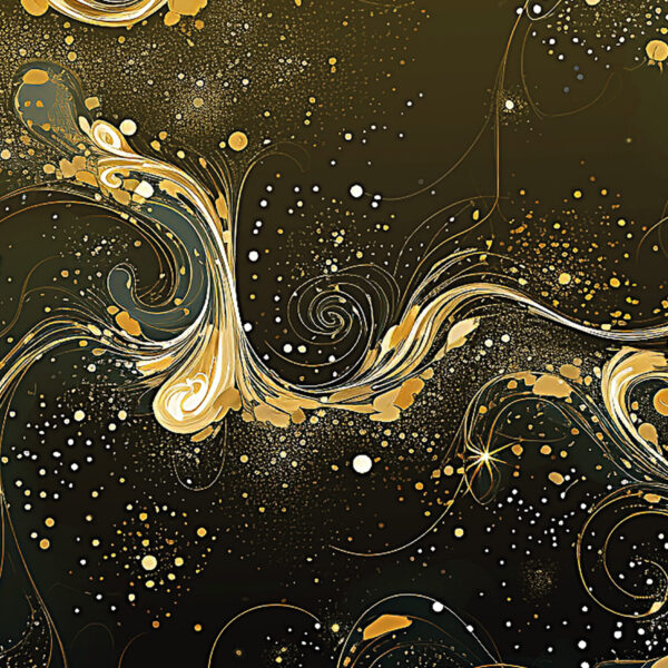 wall art galaxy gold - cosmos in a lush wall decoration Step into a universe of limitless splendor and enchantment with our wall decoration "Galaxy in Gold". This work of art captures the depths of the cosmos in a lush composition of golden hues, where galaxies dance and nebulae stretch out swirling in an endless galaxy. Bold brushstrokes and vibrant golden colors depict the universe as a dazzling symphony of light and darkness. Gold stars shine like jewels against a deep blue background, while nebulae and cosmic clouds evoke a sense of mystery and wonder. "Galaxy in Gold" brings a touch of cosmic splendor and magic to any space in which it is placed. Whether in the living room, study or bedroom, this wall decoration will add an atmosphere of wonder and contemplation to your interior. Immerse yourself in the boundless beauty of "Galaxy in Gold" and be taken on a journey through the mysterious depths of the universe, where the splendor of the cosmos is reflected in golden brilliance. wall decor, wall decor, wall art, wall art, canvas prints, modern wall decor, abstract art, landscape prints, home decor, home decor, decorative art.