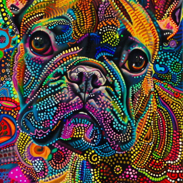 Bring the charming personality of the wall art french bulldog into your home with our unique collection of French Bulldog Wall Decoration. Each piece pays tribute to this beloved breed, with vibrant images and detailed designs that capture the essence of these playful and affectionate companions. Our wall art offers a variety of styles and designs, ranging from cute portraits to abstract interpretations, so you can find the perfect addition to suit your decor. Whether you're a French Bulldog lover or just looking for a playful accent, our collection has something for everyone. Made with high-quality materials and craftsmanship, our wall art guarantees not only visual appeal, but also durability and quality that will stand the test of time. Each piece is carefully crafted to make a lasting impression and add a touch of joy and playfulness to any room. Whether you want to brighten up your living room, add a touch of character to your office or find a unique gift for a French Bulldog lover, our French Bulldog wall art is the perfect choice. Bring the vibrant energy of the French Bulldog into your home with our enchanting wall decoration and let your interior shine with playful charm and character.